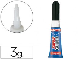 Pegamento adhesivo instantáneo Loctite Super Glue 3 3g.